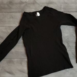 Divided H&M sexy sleeve slits knit top S